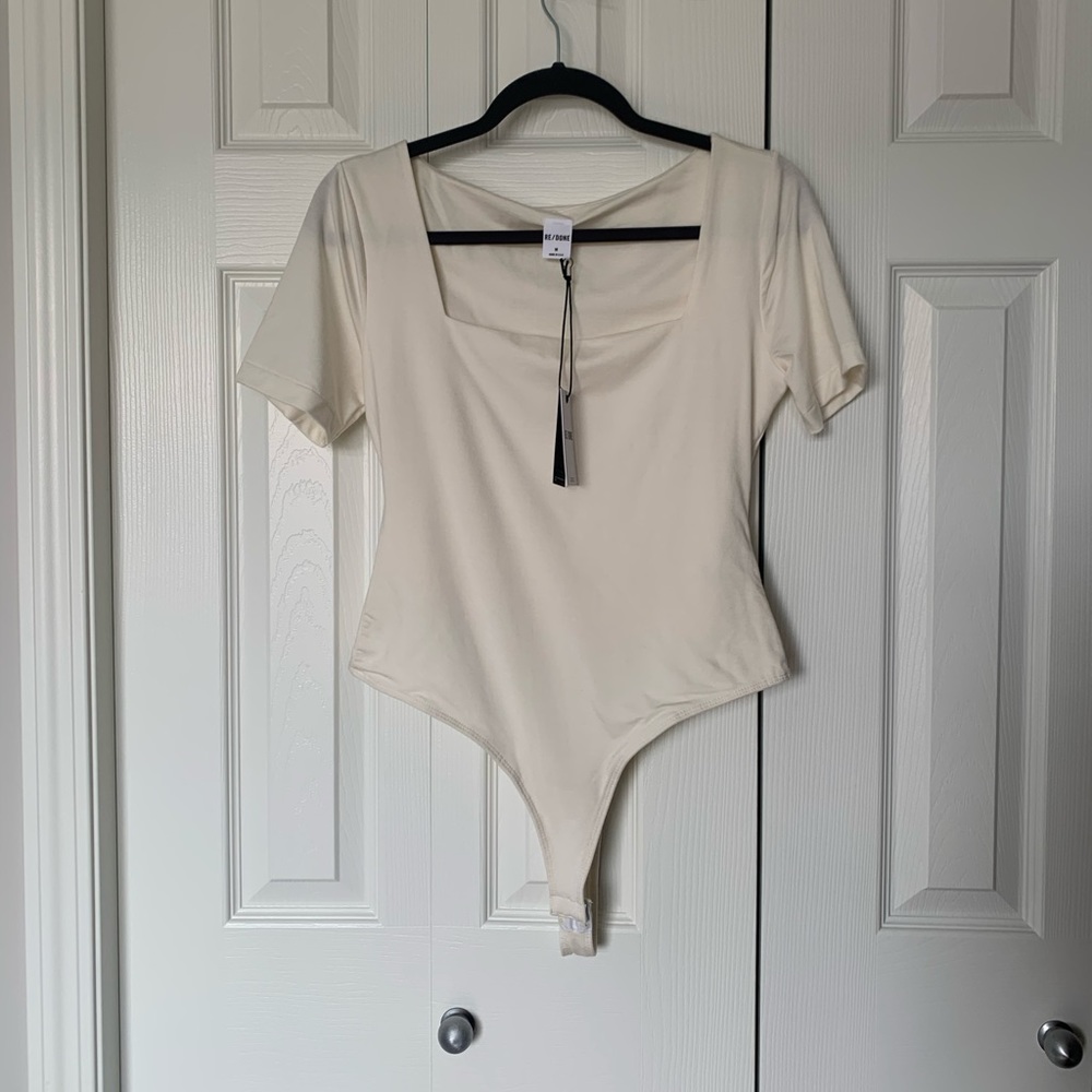 **NWT** RE/DONE Square Neck Bodysuit - Picture 2 of 7
